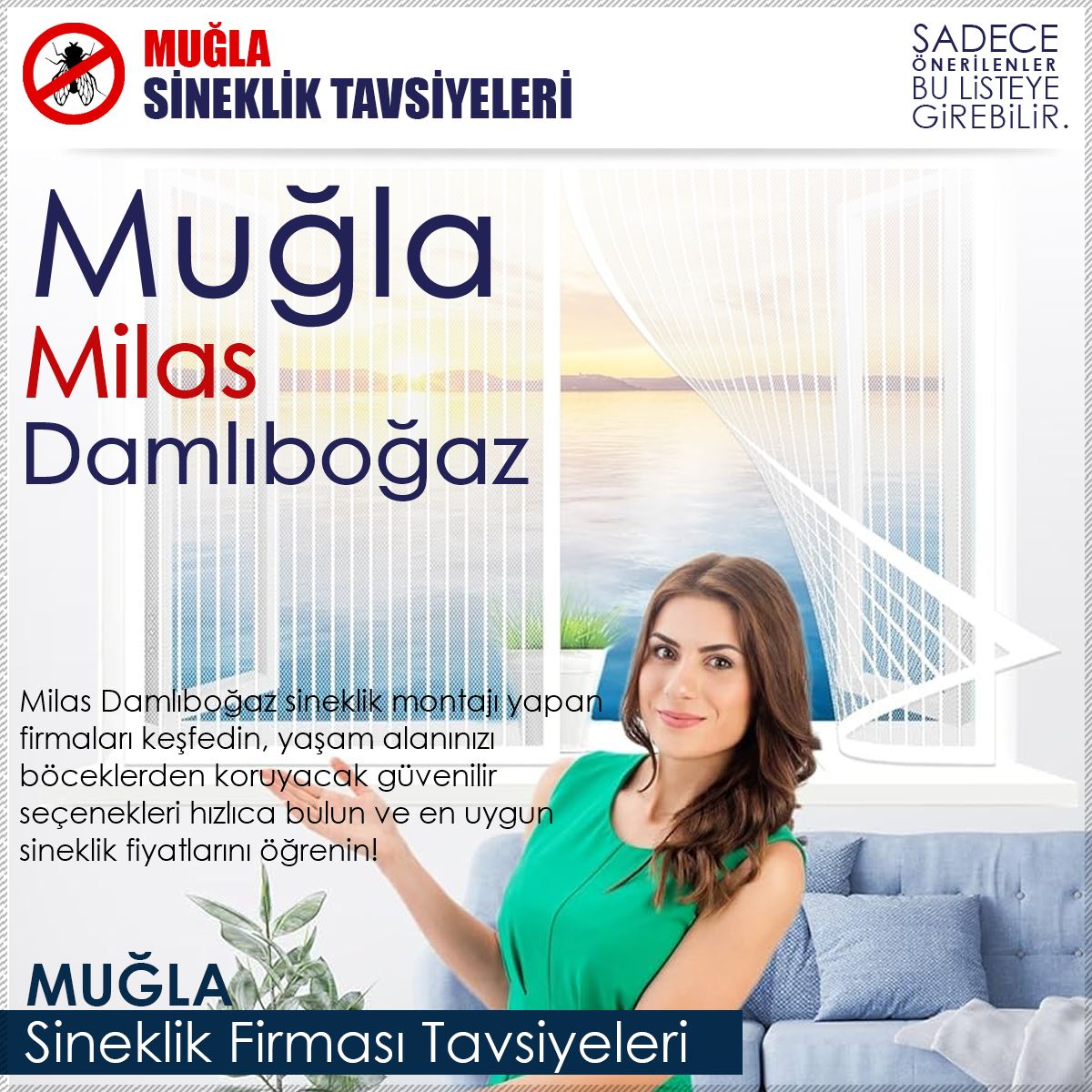 Damlıboğaz Sineklik Firması Tavsiyeleri